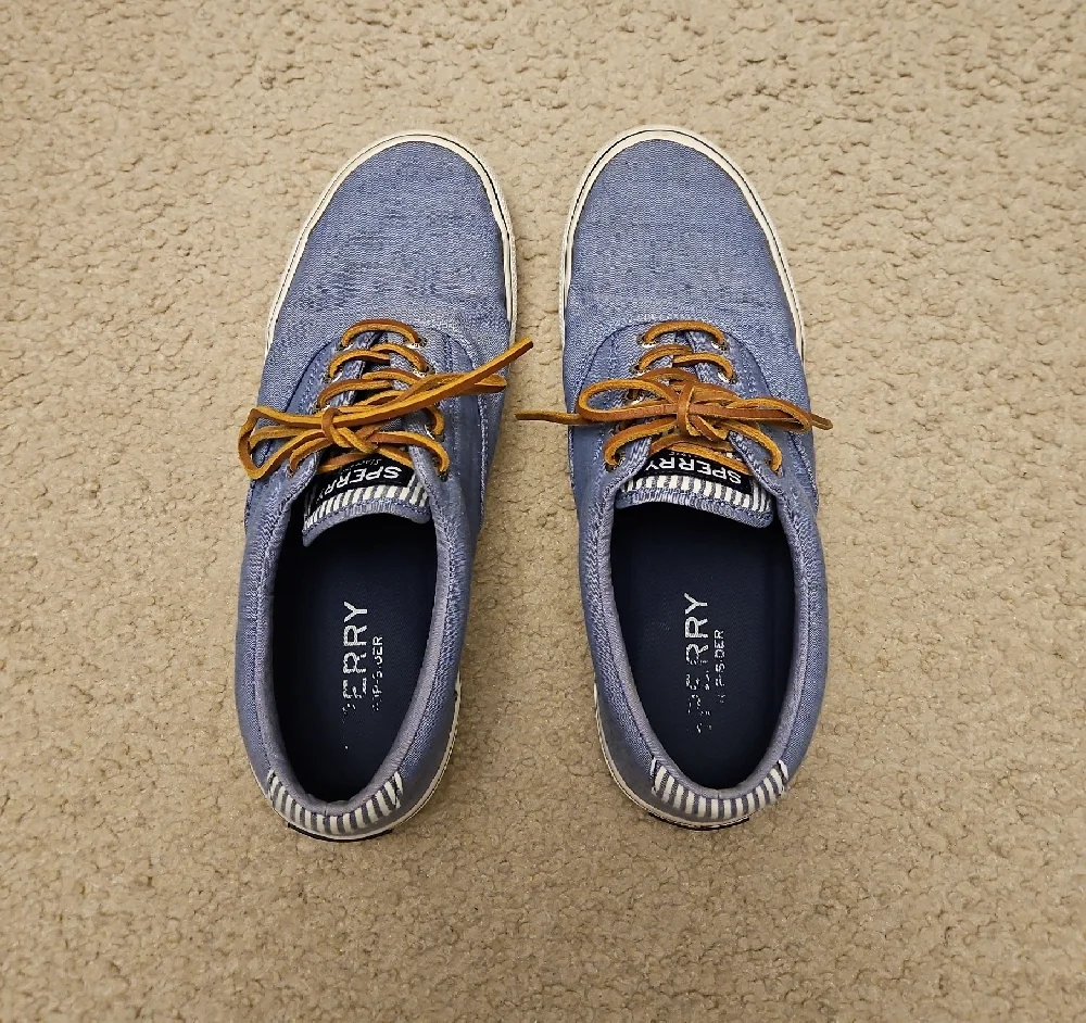 Sperry Men's Light Blue Boat Shoes